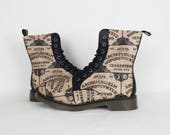 Ouija board, ouija board shoes, gothic boots, alternative clothing, women shoes, ouija gift, steampunk shoes, gift for her, boots, oddities