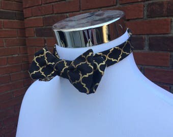 Bow Tie with Stoned Knot Tie001 main image 0