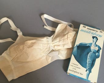 1950s or 1960s bullet bra in original box NOS