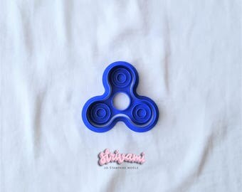 Fidget Finger Spinner Cookie Cutter, Finger Spinner Cookie Cutter, Custom Cookie Cutters