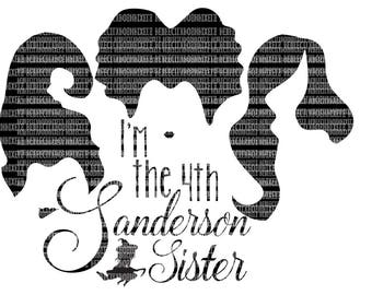 Fourth Sanderson Sister Oh Look, Another Glorious Morning SVG Files I put a spell on you Halloween svg file Hocus Pocus Silhouette Circuit