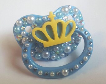 Decorated Crown Adult Pacifier ABDL/CGL