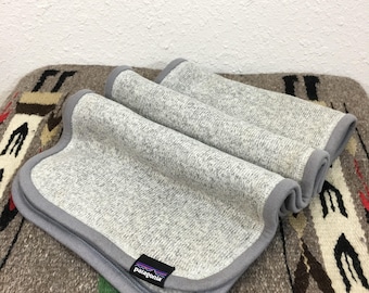 patagonia fleece fabric scarves muffler gray colour