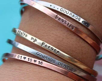 Create Your Own Personalized Jewelry Best Friend Gift 21st Birthday Gift For Her Youre My Person Bracelets 30th Birthday Gift For Her Cuff