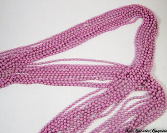 1 m ball chain 2.4 mm pink