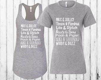 disney best friends shirts