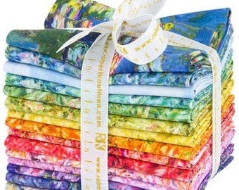 Claude Monet by Studio RK Fat Quarter Bundle for Robert Kaufman Fabrics Pre-order with FREE SHIPPING