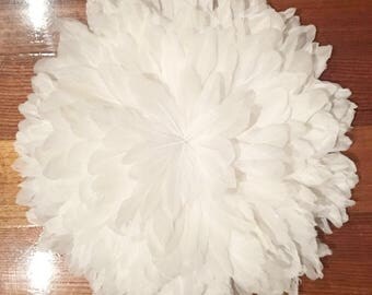 Juju chapeau Style Wall Hanging - 40-50cm blanc de plume d’oie ** PRÉ-COMMANDE **