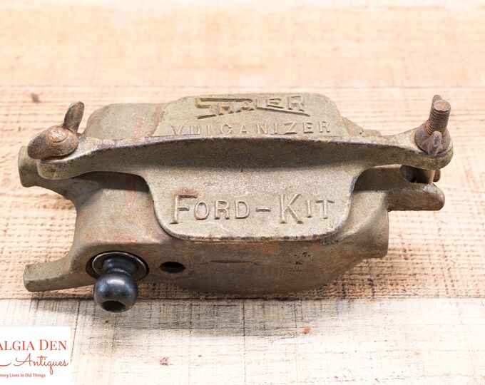 Shaler Tire Vulcanizer Kit | Ford Model T Tire Tube Patch Kit | Vintage Automobilia