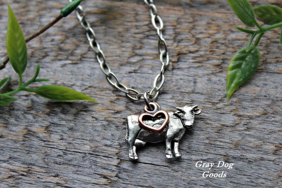 Cow Necklace Cow Jewelry Pet Cow Cow Sympathy Gift