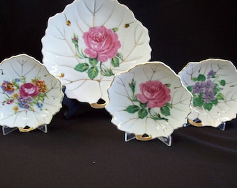 Vintage 1950's Viceroy China 4 piece Set of Dishes