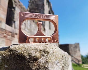Copper MixTape Key Dangler