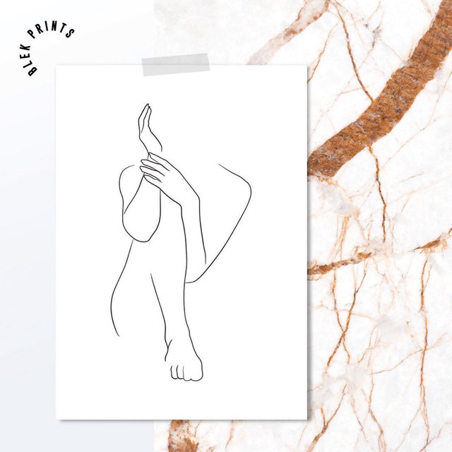 Printable Wall Art Shop Modern Minimalist Prints by BlekPrints
