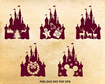 Download Disney castle svg | Etsy