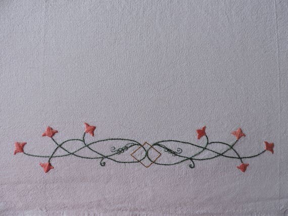 Hand Embroidery Border Designs Of Flowers PNG Pictures