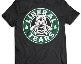 liberal tears shirt starbucks