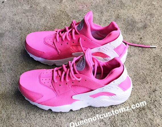 neon pink huaraches