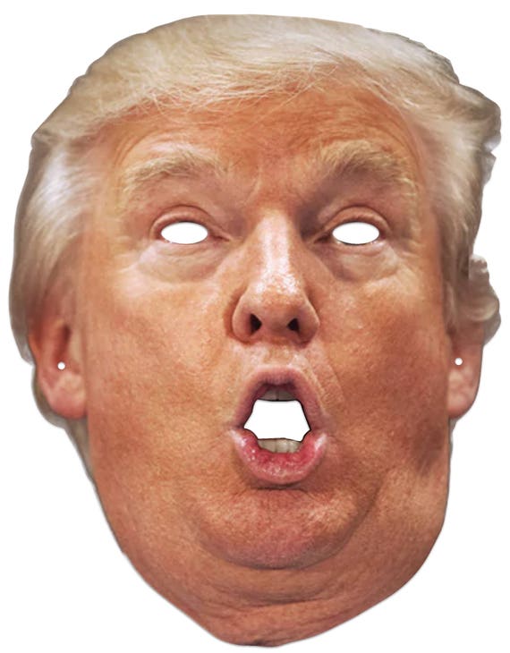 Trump Face Halloween Costume Mask