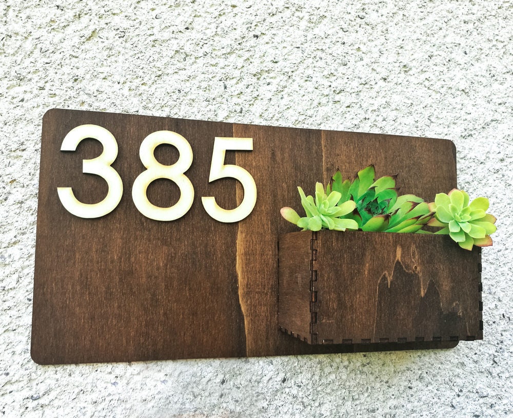 CUSTOM HOUSE NUMBER Sign Outdoor House Number Plaque Custom