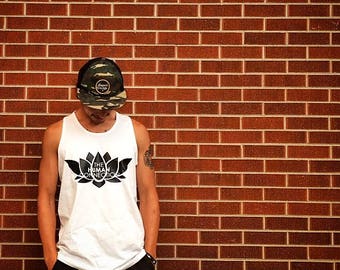 Men's White Lotus Tank