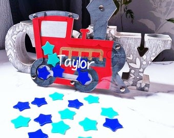 Personalised Train Reward Jar, Reward Chart, Behaviour Chart, Train