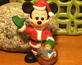 Mickey mouse santa | Etsy