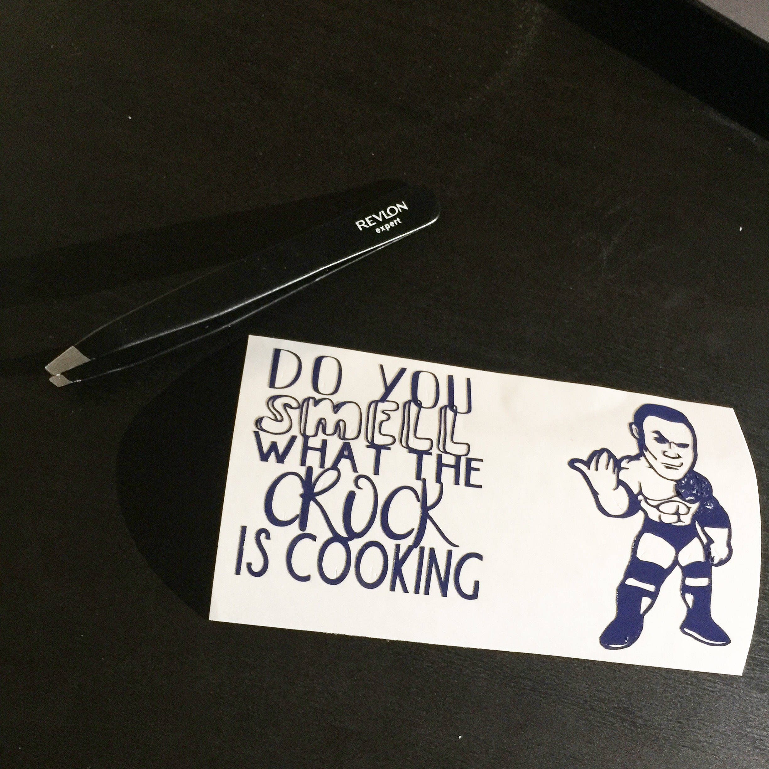 Crock Pot Decal the rock do you smell what the crock is cooking