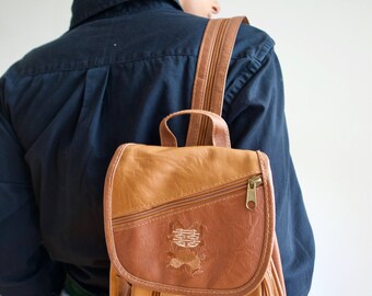 Vintage Leather Backpack