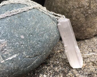 Raw Selenite Necklace