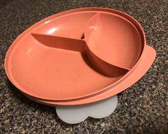 Tupperware Divided Plate/Dish with Lid