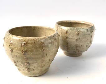 Small Urchin bowls | Set of 2 | Chun 1 Glaze | Wheel thrown Ceramics | FREE SHIPPING