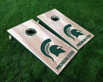 Michigan State Cornhole decals