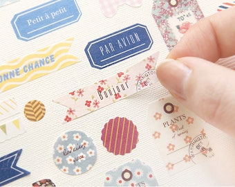 PETIT Deco Sticker set / A set of 3type, 6sheets / 01-c / 770098