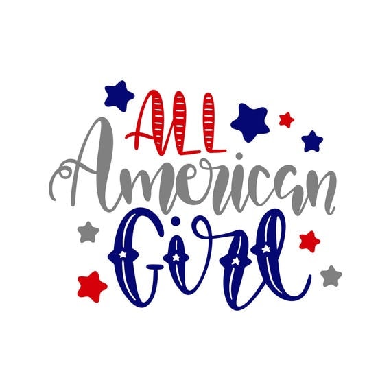 Download All American Girl SVG FILE