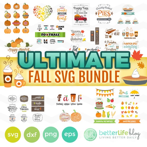 Fall SVG Bundle: Fall SVG Files Autumn svg Bundle It's