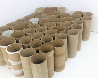 50 Empty Toilet Paper Rolls for Crafting