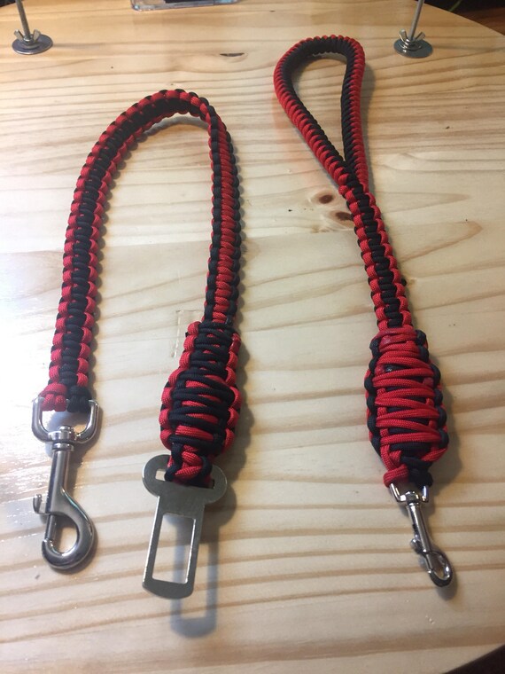 Vehicle Restraint & Paracord Leash Combination
