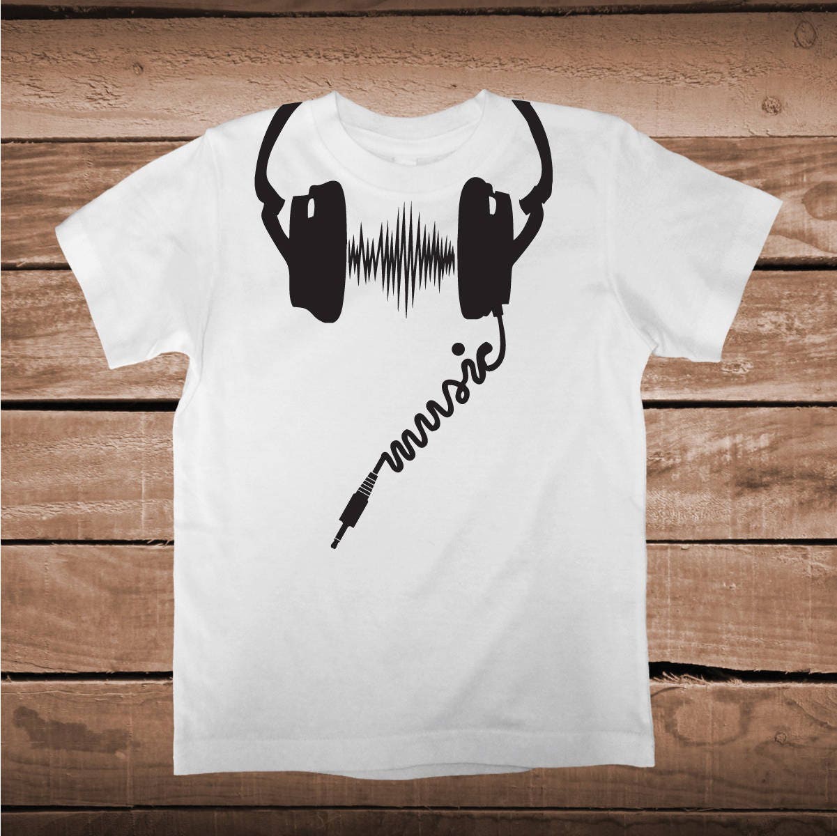 Music Headphone Tee Tees Shirts Cool Music Shirts Custom