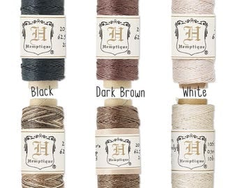 0.5mm hemp cord, spool hemp cord hemptique 0.5mm Diameter 10 Pound Test 100 ft, 0.5mm hemptique hemp cord 30.48m, macrame hemp cord 0.5mm.