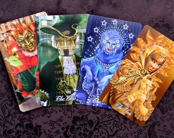MAXI TAROT DECK: Venetian Carnival Tarot