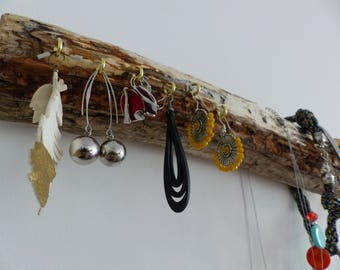 Driftwood jewelry holder