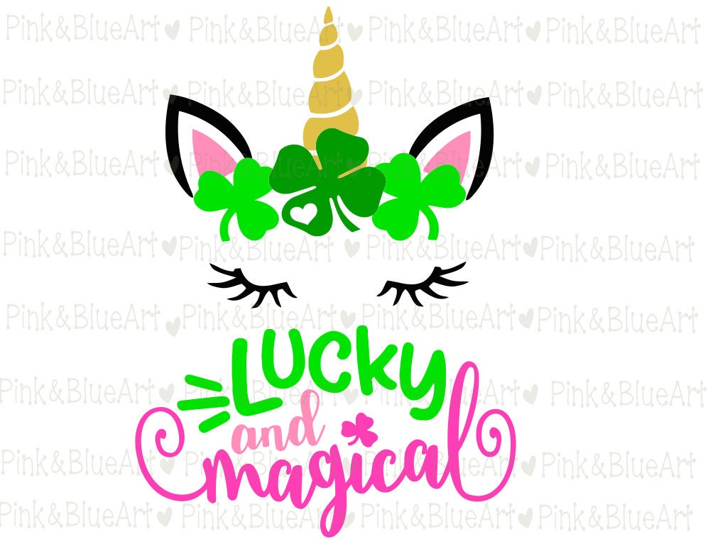 Download Unicorn svg - St patricks day svg - Lucky svg - Magical ...