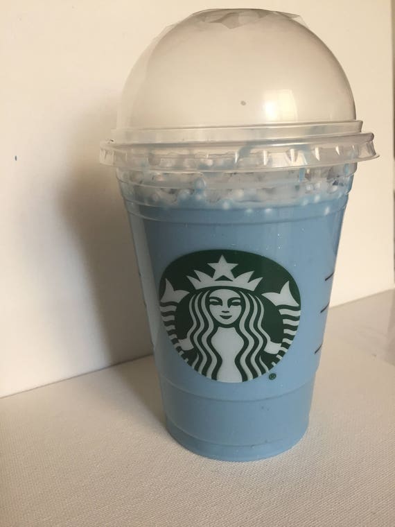 Blue Starbucks slime