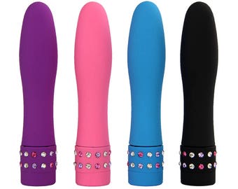 Free Shipping, Budget Vibrator Dildo, Soft, Medium Small, For Beginners, Bullet Style, Purse Safe, Premium Quality, Discreetly Packaged