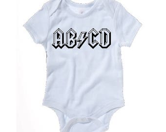 abcd baby shirt