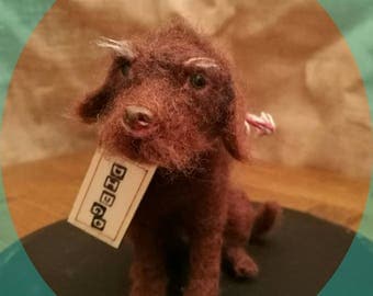 Made to Order Needle Felting Animal Sculpture, Pet Portrait (Ready in October)
