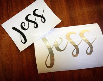 Personalized Name Decals/Permanent Vinyl Name Stickers/Customized DIY Decal/Yeti Decal/Rtic Sticker/Custom Gift/Cute Name Decal/Gift for Her