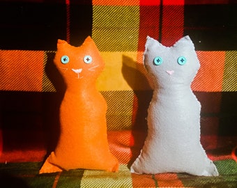 Felt Stuffed Cat (Pipsy W/O Tail)