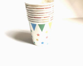 Birthday cups or party table decoration