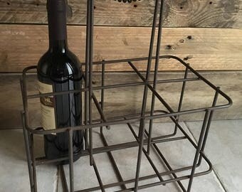Vintage industrial metal shop PlumeDubois bottle holder